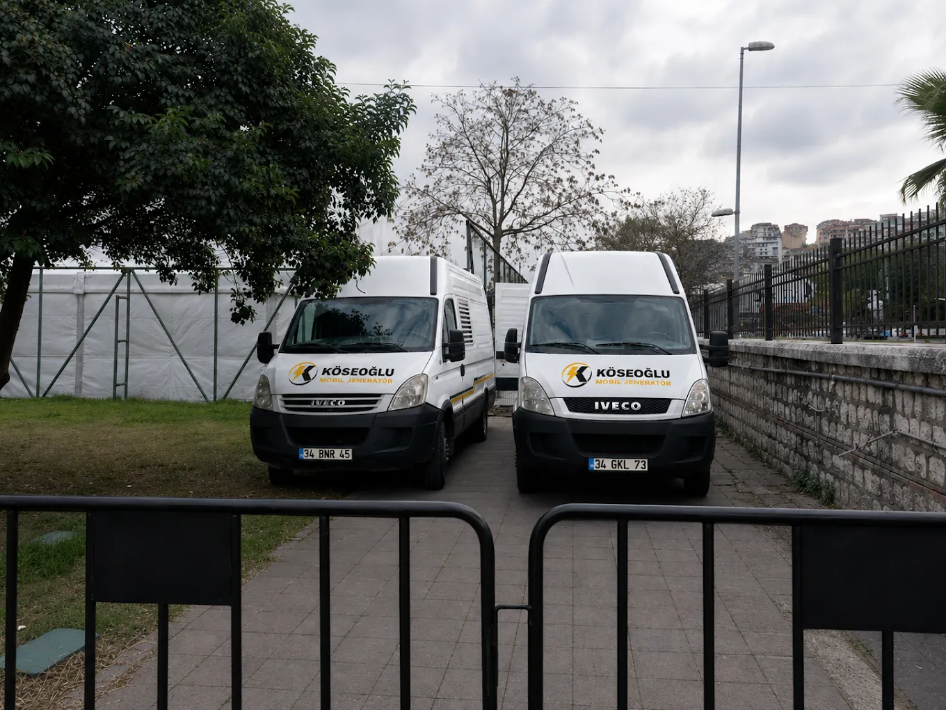 Köseoğlu mobil jeneratör filosu iki araçla görev başında